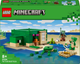 Zestaw klocków LEGO Minecraft Domek na plaży żółwi 234 elementy (21254) - obraz 1