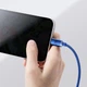 Кабель Baseus Crystal Shine Series Lightning 2.4A (2m) blue (CAJY000103) - изображение 2