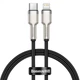 Кабель Baseus Cafule Metal Type-C to Lightning PD 20W (0.25m) black CATLJK-01 - изображение 1