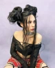 Парик на сетке Lace Wig Богемия тон 1B длинный черный мягкий, 100 см, термостойкое волокно - изображение 5