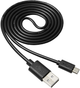 Kabel Akyga USB Type-A - micro-USB M/M 1 m Black (5901720134103) - obraz 1