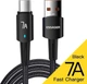 Кабель Essager Sunset Type-C 7A USB charging and data 100W Fully compatible cable 0.5 м Black (EXC7A-CGB01-P) - изображение 2