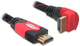 Kabel kątowy Delock HDMI M/M 2 m Black/Red (4043619826865) - obraz 1