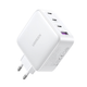 Ładowarka sieciowa Ugreen CD226/15337 1xUSB Type-A 3xUSB Type-C QC4.0 100 W GaN Tech Fast White (6941876213375) - obraz 3