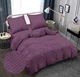 Комплект постельного белья Zastelli VIOLET жатка евро 200х220 Фиолетовый - изображение 1