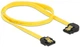 Kabel kątowy Delock SATA III M/M 0.3 m Yellow (4043619828241) - obraz 2