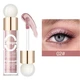 Тіні для повік рідкі Collagen Glow Fusion Eyeshadow, рідкі тіні для повік з шиммером, рожевий - зображення 1
