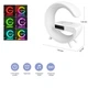 Настільна лампа нічник Light Sound Machine з бездротовою зарядкою 15W та Bluetooth-колонкою G63 White - зображення 6