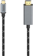 Кабель адаптер Hama USB Type-C - HDMI M/M 1.5 м Black (4047443445346) - зображення 1