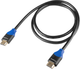 Kabel Lanberg HDMI M/M 1 m Black (5901969434675) - obraz 2