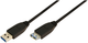 Kabel przedłużacz LogiLink USB Type-A M/F 1 m Black (4052792001044) - obraz 1