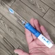 Детская звуковая зубная щетка Seago SG-977 Giraffe (3+) 4 насадки Синяя - изображение 4