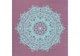 Килимок для йоги Bodhi Leela Mandala баклажан — бірюзова мандала 183x60x0.4 см - зображення 5