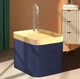 Питьевой фонтан для кошек и собак 1.5L Pet Water FOUNTAIN с фильтром Синий + датчик движения - изображение 3