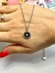 Жіночий ланцюжок з медичної сталі декор римські цифри вставка цирконій колір сріблястий - изображение 6