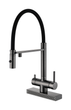 Кухонний змішувач Fabiano FKMC 3124 Black Steel 8231.403.1543 - зображення 1