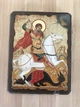 Икона Георгий святой Победоносец (на дереве) 170*230 мм - изображение 1