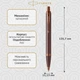 Ручка кулькова Parker IM 17 Professionals Monochrome Burgundy BP 28332 - зображення 2