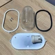 Светильник баня-сауна НПП (IP54) E27 белый овал без решетки ТМ LUMANO - изображение 4
