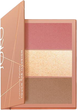 Paletka do konturowania twarzy 3 w 1 Joko Touch The Illusion Contouring Palette 03 Peach 3x3.5 g (5903216601489) - obraz 1