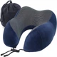 Дорожня подушка Generic з ефектом Memory Foam, подушка для подорожей (Wunlun-75019937) темно-синя - изображение 1