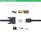 Adapter Ugreen DVI Male to HDMI Female Adapter Cable 22 cm Black (6957303821181) - obraz 5