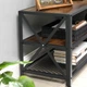 Тумба под телевизор 140 × 39,2 × 50 см темно- коричневый черный / коричневый 140 × 39 см - изображение 2