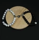 Парні браслети Камені з магнітами Black - White marble - зображення 2