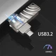 Флешка Lenovo 2в1 256GB Type-C/USB 3.2 для Macbook/Android/ПК - изображение 4