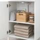 Шафа під раковину IKEA НЮШЕН, біла, 50x83 см, 604.704.08 - зображення 5
