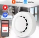 Розумний датчик диму з сиреною та WiFi круглий Tuya smart house - 902565 - зображення 5