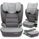 Детское автокресло Kidwell WestonS I-Size ISOFIX Dark grey бустер для детей ростом 100-150 см, широкое автокресло с изоффиксом автокресло бустер детское Isofix для авто от 15 до 36 кг - изображение 1