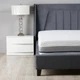 Кровать Frisco Мистери 2000х2150х1145 мм Серая (33520-1,8Mystery) - изображение 6