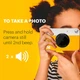 Камера мгновенной печати Kodak Printomatic / 5Мп / 75х50мм / Желтая Б/В - изображение 5