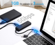 USB Hub Vention 4-Port z microUSB zasilaniem 0.15 m Black (6922794746916) - obraz 3