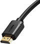 Кабель Baseus HDMI м - M, 1.5 м, V2.0 4K, high Definition Series Black (WKGQ030201) - зображення 3