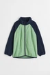 Толстовка флисовая зелено-синяя H&M 92см (400094543) - изображение 1