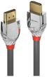 Kabel Lindy High Speed HDMI 2.0 M/M 0.5 m Gray (4002888378703) - obraz 1