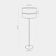 Торшер TK Lighting HILTON SILVER 1xE27 - изображение 2