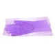 Силиконовые перчатки Magic Silicone Gloves Purple для быта - изображение 6