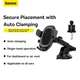 Держатель Baseus UltraControl Pro Series Clamp-Type Car Holder Set |5.4-7.2"| - изображение 9