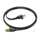 Кабель Hoco General pure copper flat network cable US07 (1M, 1Gbps) черный - изображение 2