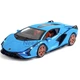 Машинка колекційна Lamborghini Sian металева моделька спорткар іграшка 21 см Синій (3469514) - зображення 3