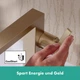Cмеситель для умывальника однорычажный HANSGROHE Tecturis E CoolStart EcoSmart+ бронзовый латунь с донным клапаном 73040140 - изображение 5