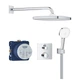 Душевая система скрытого монтажа GROHE Grohtherm с верхним душем латунь хром 34871000 - изображение 1