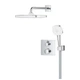 Душевая система скрытого монтажа GROHE Grohtherm с верхним душем латунь хром 34871000 - изображение 4