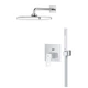 Душова система прихованого монтажу GROHE Eurocube із верхнім душем латунь хром 25289000 - зображення 4