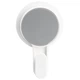 Крючок настенный одинарный MVM округлый пластиковый серый BP-6 WHITE - изображение 1