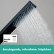 Душевая лейка-трубка HANSGROHE Pulsify E EcoSmart 25мм пластик черная 24320670 - изображение 3