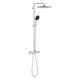 Душевая система с термостатом GROHE Vitalio Comfort с верхним душем латунь хром 26696001 - изображение 3